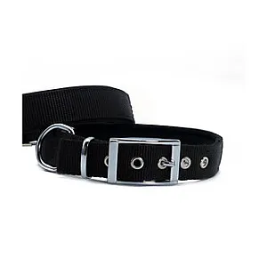Doggie Elit Dokuma Köpek Boyun Tasması Siyah 25 x 37 - 45 cm - 1
