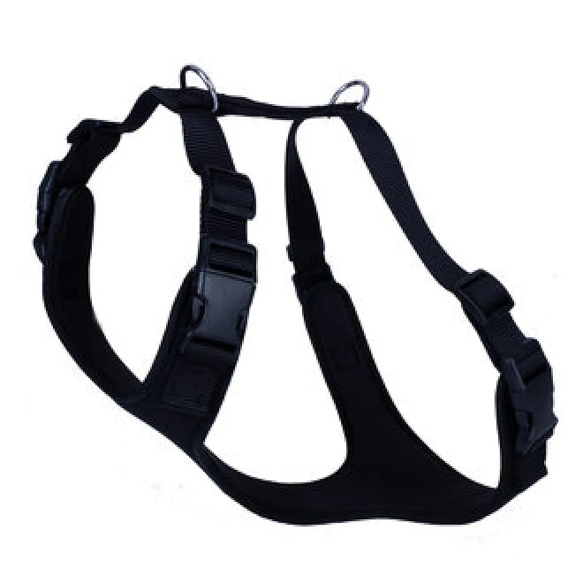 Doggie Havali Dokuma Göğüs Tasması Köpek, Siyah 55 - 65 cm