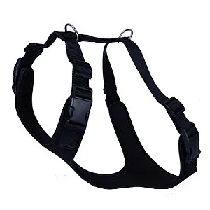 Doggie Havali Dokuma Göğüs Tasması Köpek, Siyah 55 - 65 cm