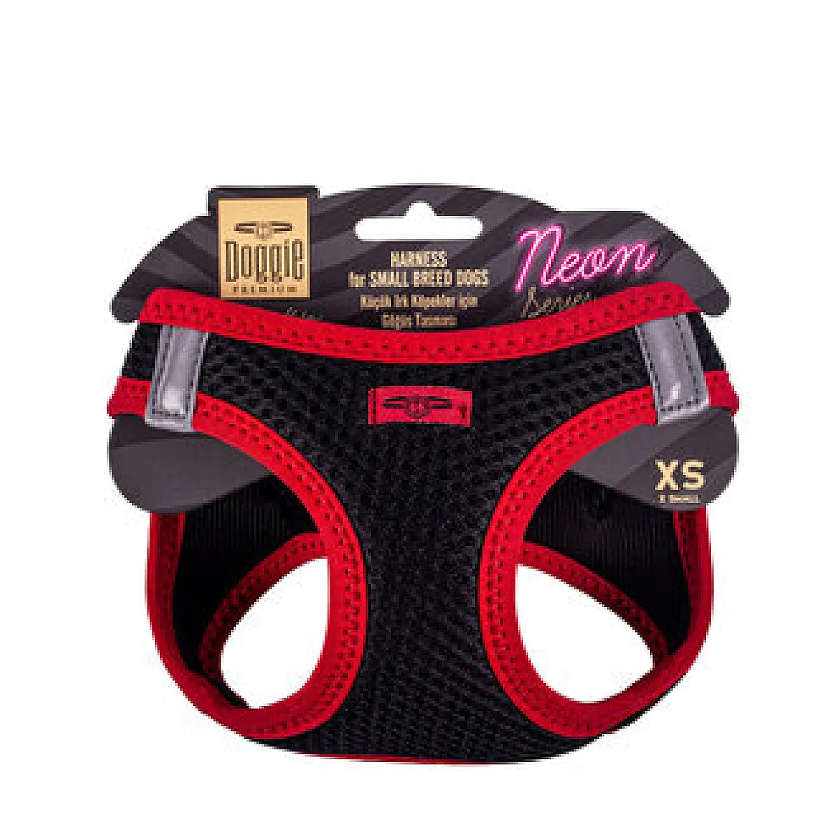 Doggie Köpek Göğüs Tasması Kırmızı XS 30-34 cm