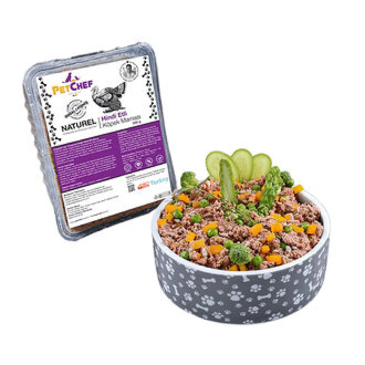 Petchef Naturel Hindi Etli Köpek Maması Küçük Irk 500 g