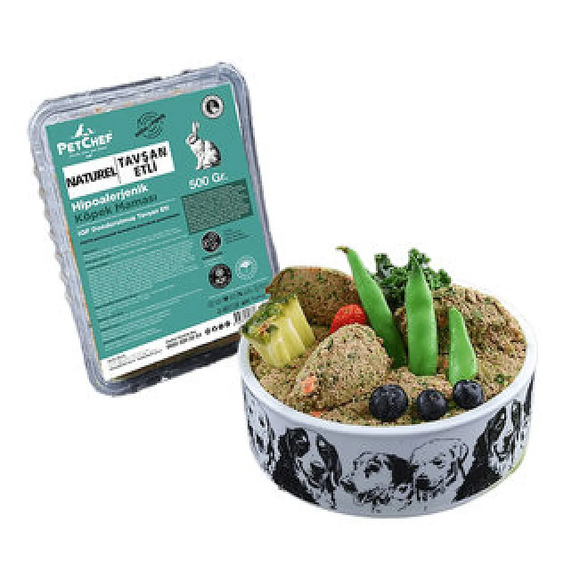 Petchef Naturel Tavşan Etli Köpek Maması Küçük Irk 500g
