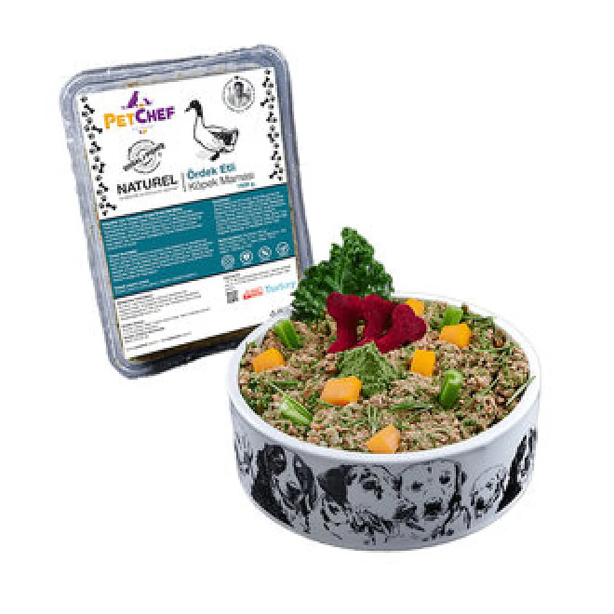 Petchef Naturel Ördek Etli Köpek Maması Büyük Irk 1500 g