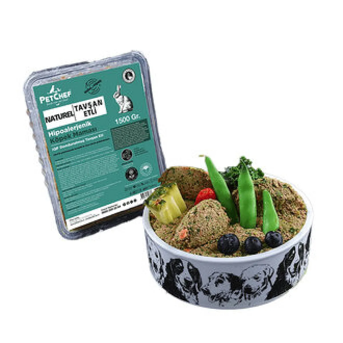 Petchef Naturel Tavşan Etli Köpek Maması Büyük Irk 1500 g