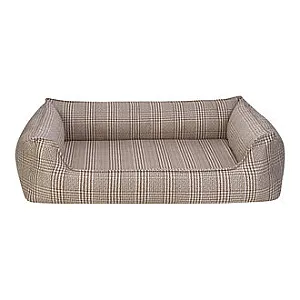 Pet Comfort Delta Bej Kareli Köpek Yatağı L