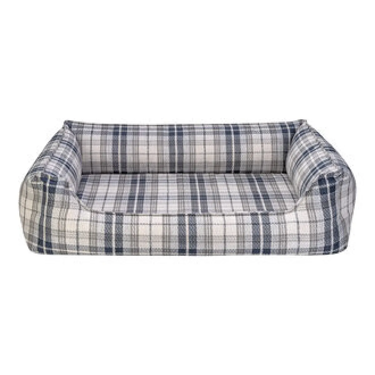 Pet Comfort Delta Lacivert Kareli Köpek Yatağı L