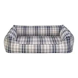 Pet Comfort Delta Lacivert Kareli Köpek Yatağı L