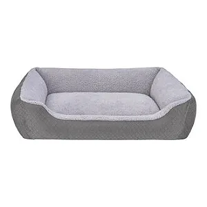 Pet Comfort Bravo Duo Köpek Yatağı Gri/Gri Peluş L