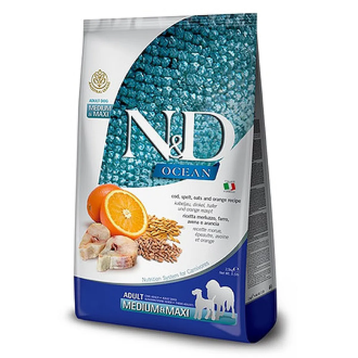 N&D Yulaf ve Portakal Yetişkin Köpek Maması 12 kg