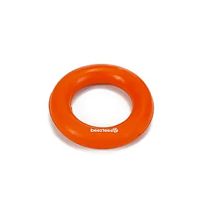 Beeztees Köpek Oyuncağı İçi Dolu Halka Kauçuk Turuncu 9 cm - 1