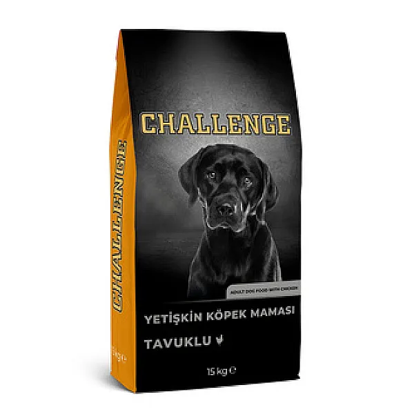 Challenge Yetişkin Köpekler İçin Tavuklu Köpek Maması 15 kg