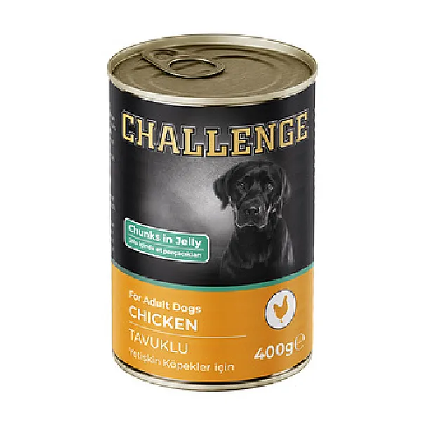 Challenge Tavuklu Yetişkin Köpek Konservesi 400 g