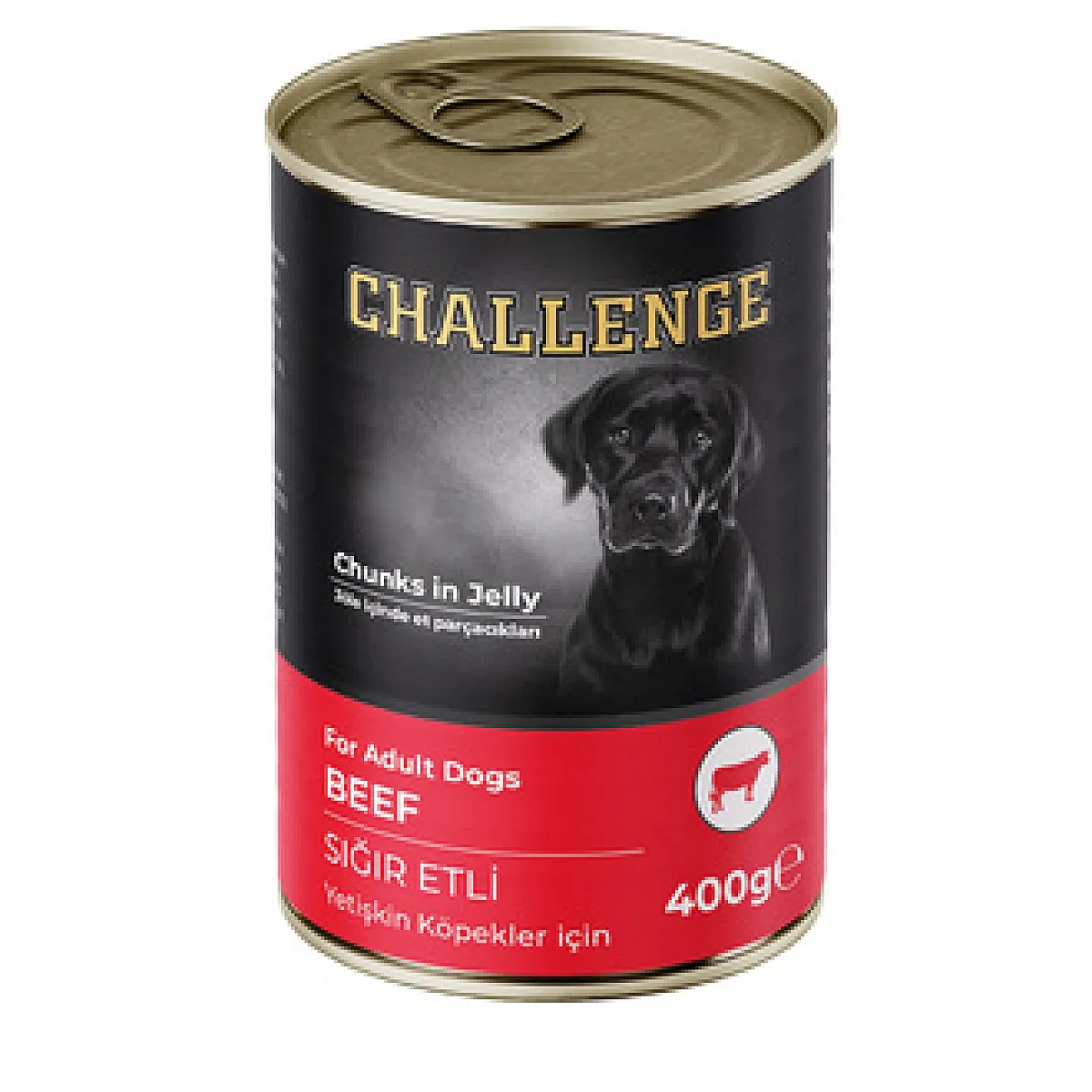 Challenge Yetişkin Köpekler İçin Sığır Etli Konserve 400g