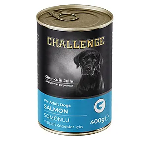 Challenge Somonlu Yetişkin Köpek Konservesi 400 g