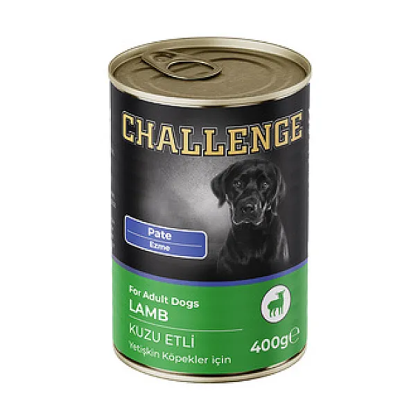Challenge Yetişkin Köpek Konservesi Kuzu Etli 400g