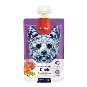 Wanpy Taze Ördekli ve Havuçlu Köpek Mamasi 90 g
