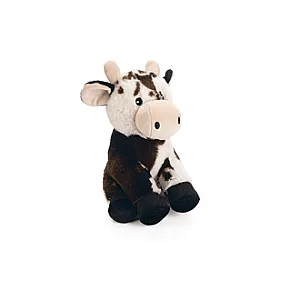 Beeztees Köpek Oyuncağı Peluş İnek Siyah-Beyaz 25x19x18 cm - 1