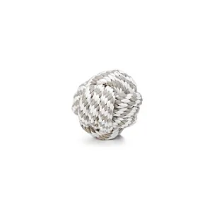 Beeztees Köpek Oyuncağı İpten Top, Bej 10 cm - 1