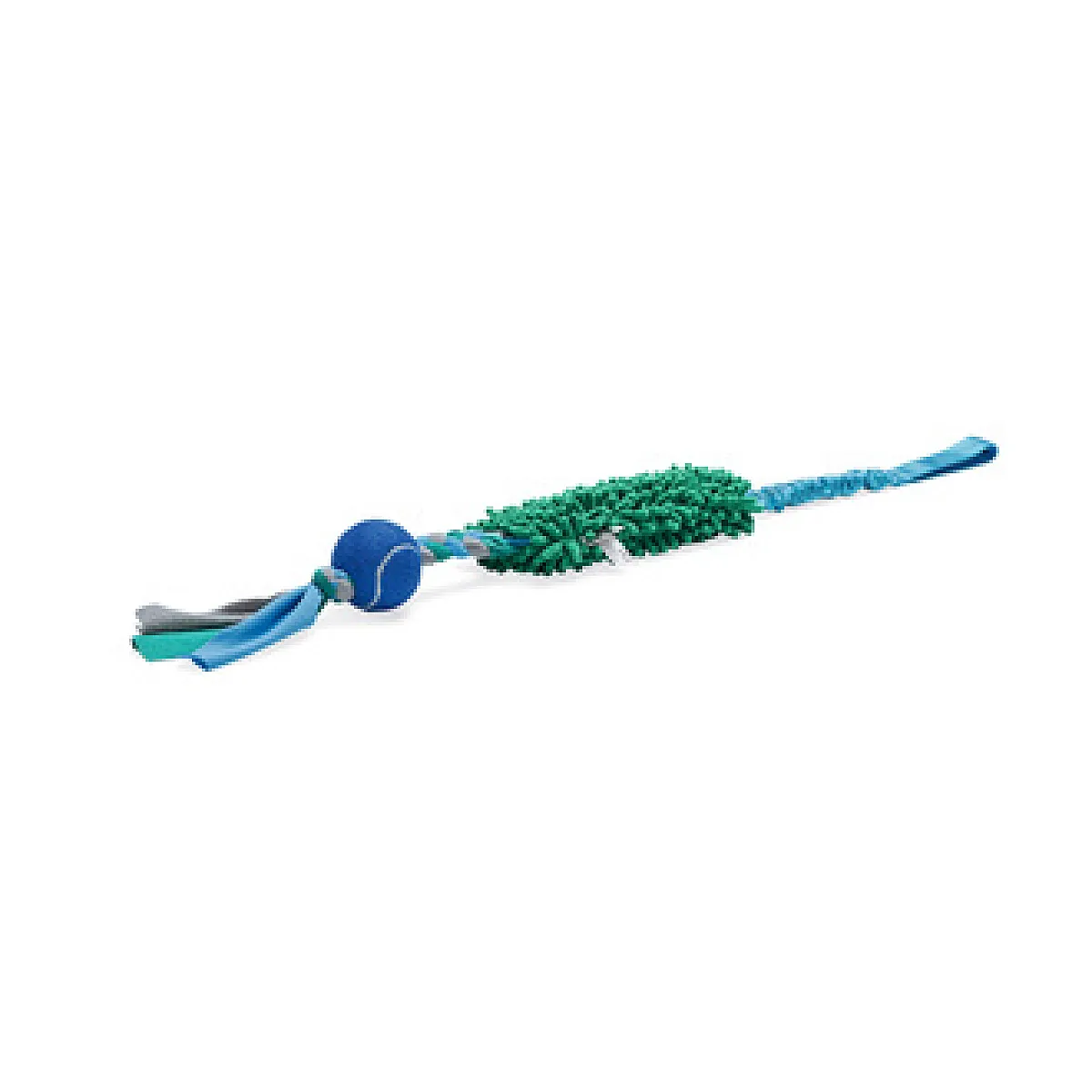 Beeztees Köpek Oyuncağı Peluş Tut Getir Mavi-Yeşil 280g