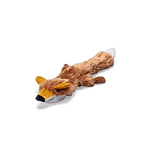 Beeztees Köpek Peluş Sesli Tilki Kahverengi 30x13x25 cm - 1