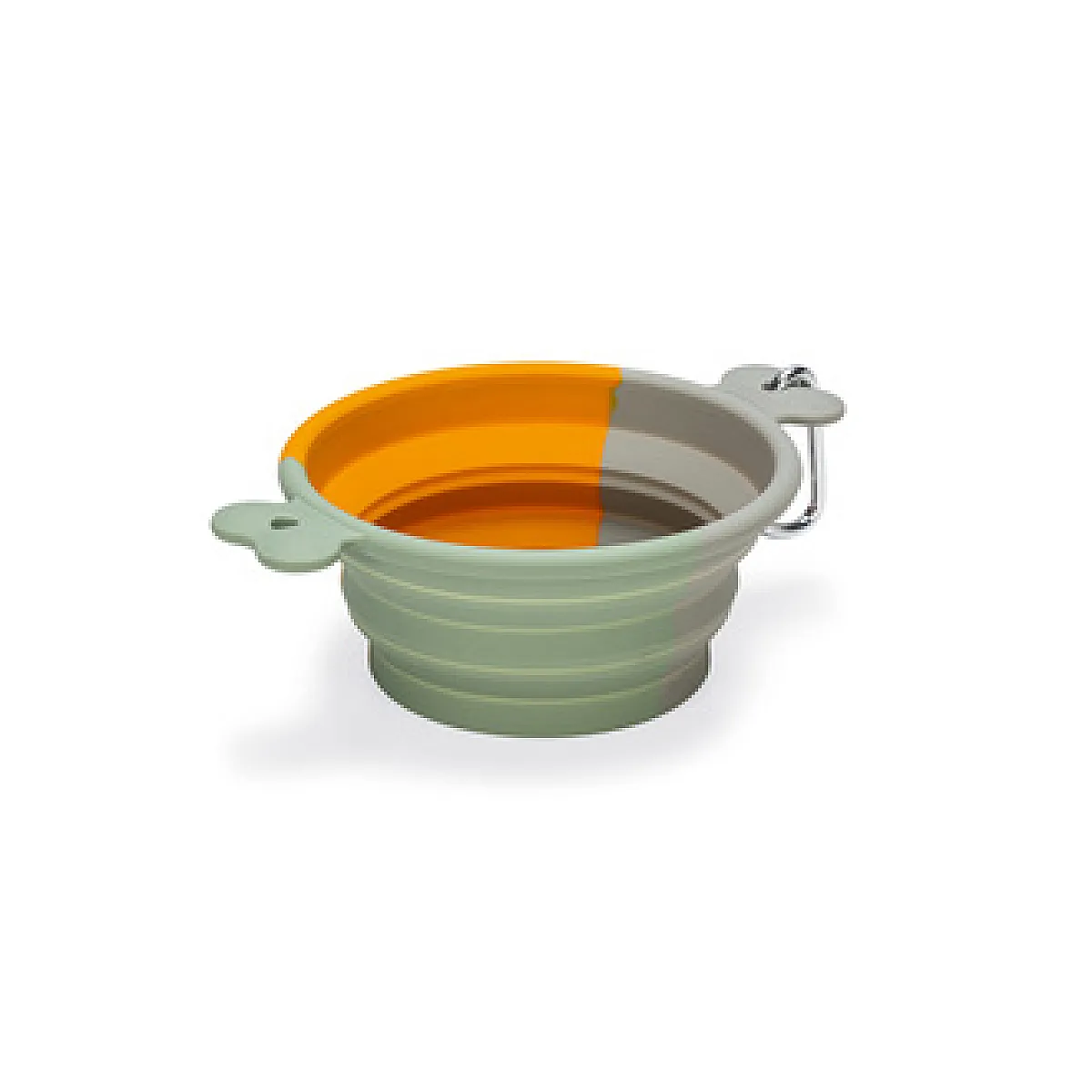 Beeztees Köpek Silikon Mama ve Su Kabı, Turuncu, 15,5 cm