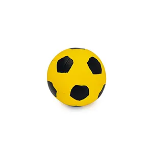 Beeztees Köpek Oyuncağı Top Lateks Sarı/Siyah 8,5cm - 1
