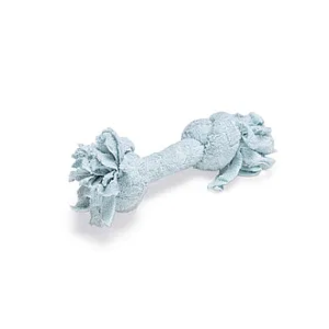 Beeztees Yavru Köpek Peluş Çift Düğüm Diş İpi 280g Mavi