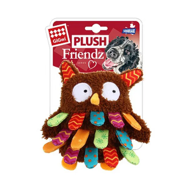 Gigwi Plush Friendz Sesli Baykuş Köpek Oyuncağı