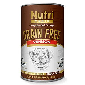 Nutri Canin 400g Geyikli Köpek Konservesi