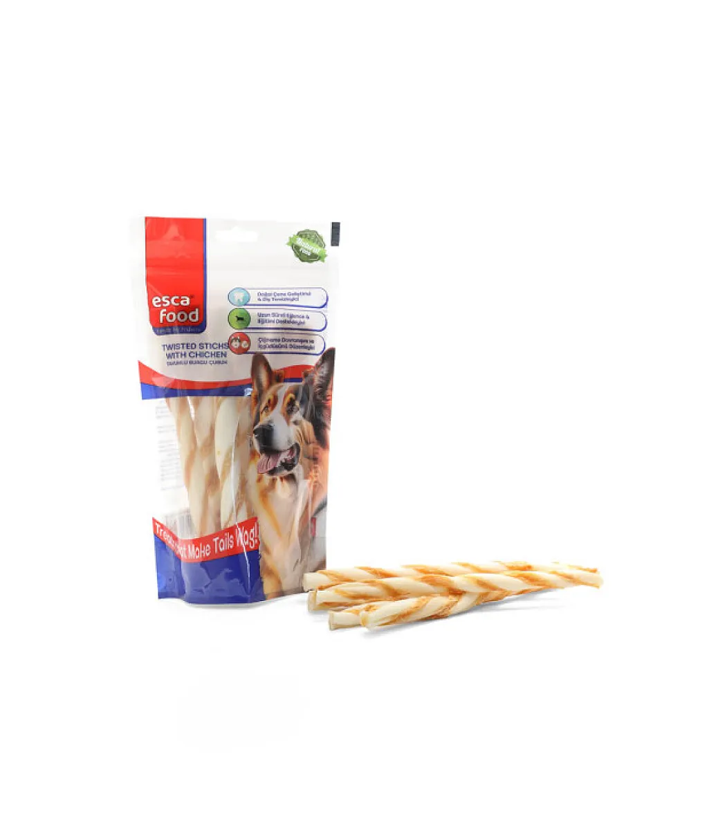 Esca Food Tavuklu Jumbo Burgu Kemik Köpek Ödülü 6'lı