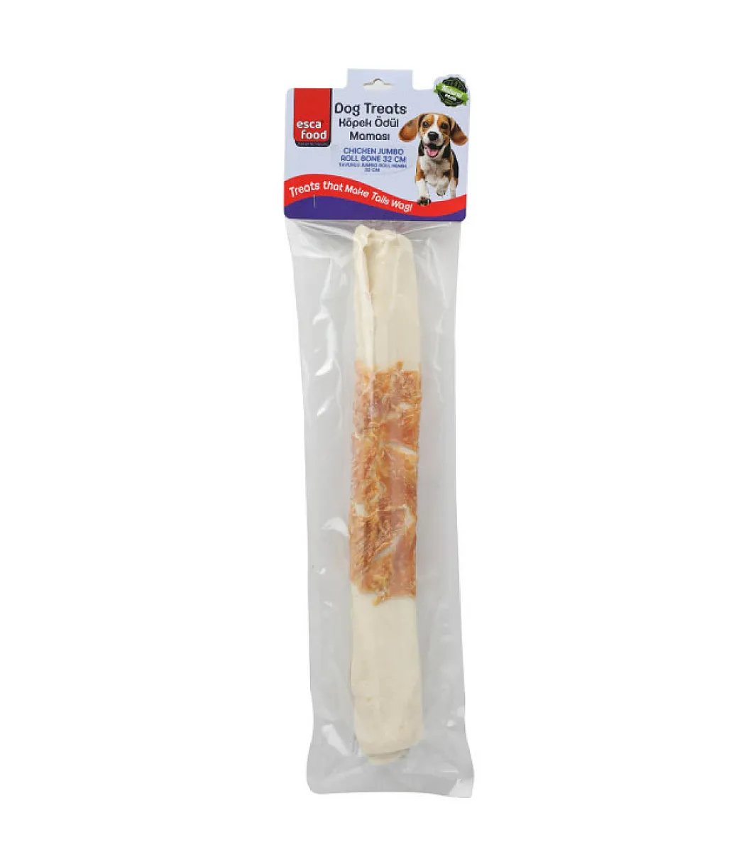 Esca Food Köpek Maması Tavuklu Jumbo Roll Kemik 200 gr