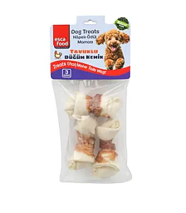 Esca Food Tavuklu Mini Düğüm Köpek Ödülü 84 gr 3'lü - 1