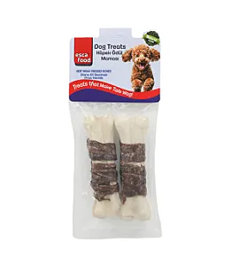 Esca Food Dana Etli Pres Kemik Köpek Ödül Maması 125 g 2'li - 1