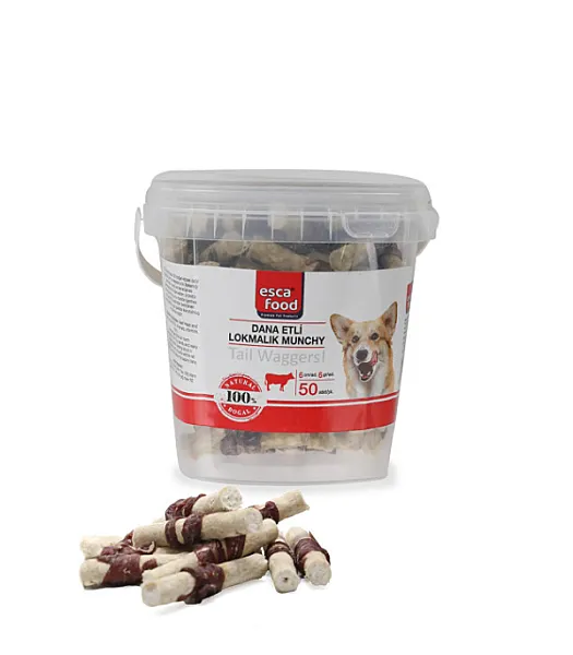 Esca Food Köpek Maması Lokmalık Crunchy 6 cm 6 gr 50'li
