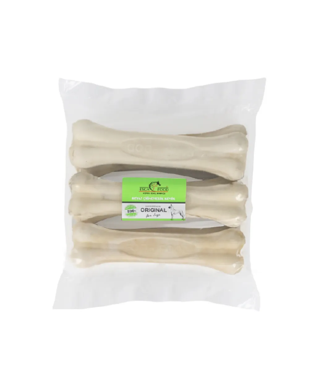 Esca Food Beyaz Pres Kemik Köpek Mama 0,5 kg 6'lı