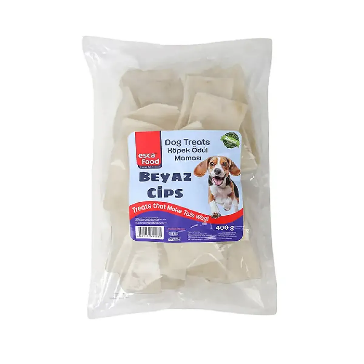 Esca Food Beyaz Deri Köpek Cipsi 400 gr