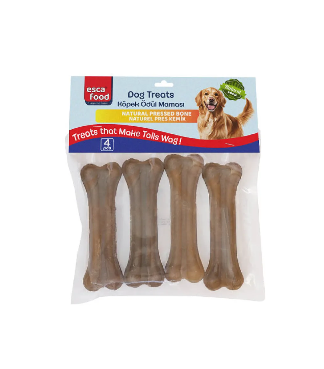 Esca Food Naturel Preslenmiş Kemik 1,25 kg - 4'lü Paket