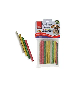 Esca Food Renkli Munchy Çubuk 12 cm - 25'li (Paket) - 1