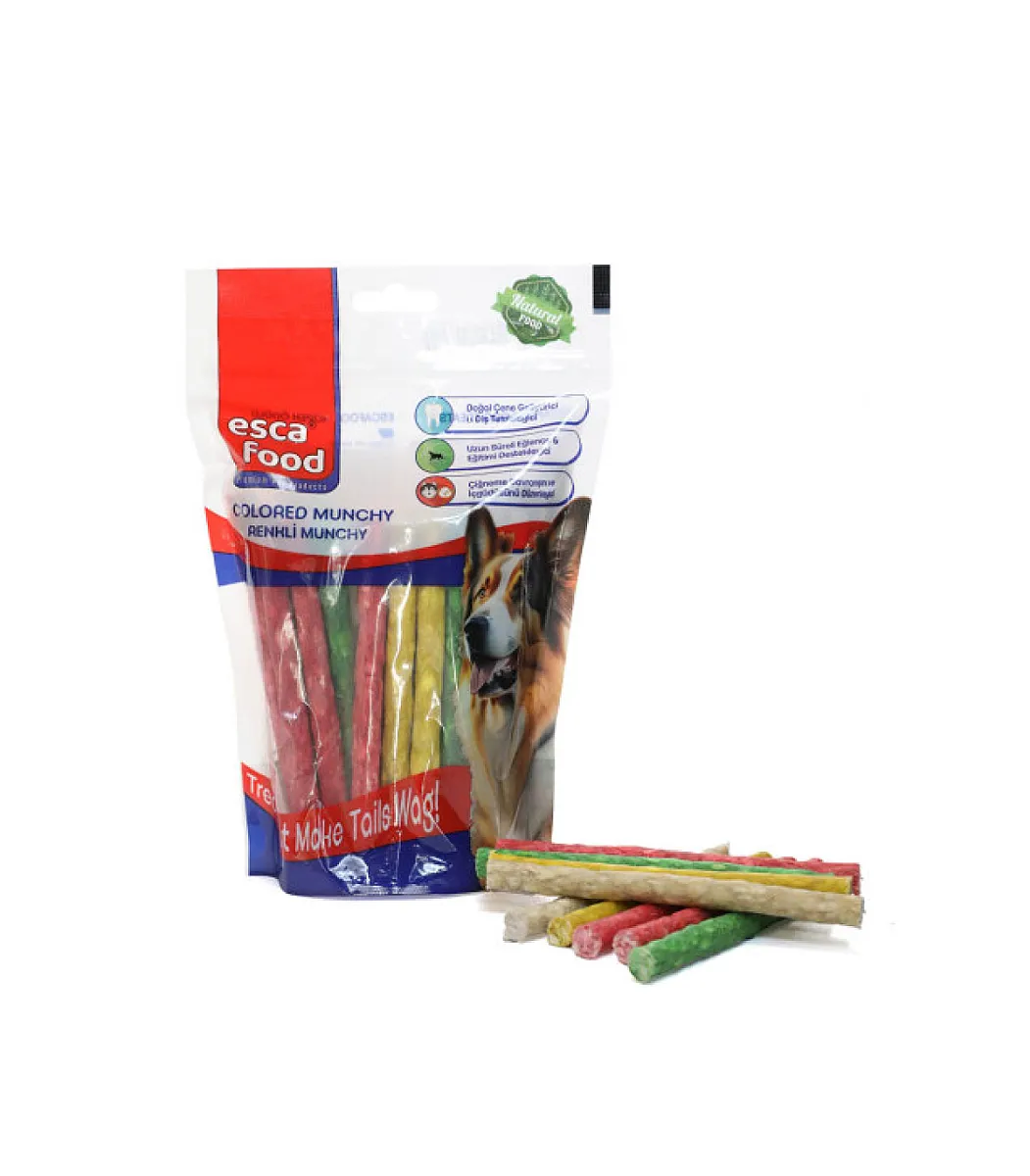 Esca Food Köpek Maması Çubuk Renkli 12 cm 8 gr 40'lı