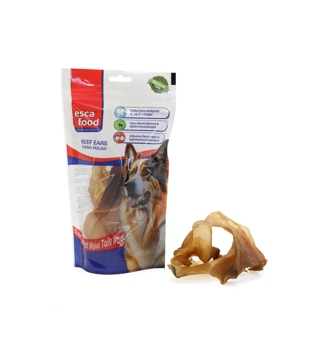 Esca Food Köpek Yemi - Dana Kulağı 100gr