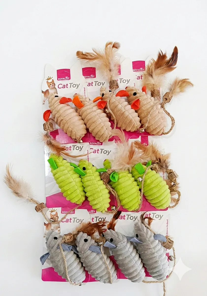 ROYALIST Zilli Peluş Kedi Oyuncağı