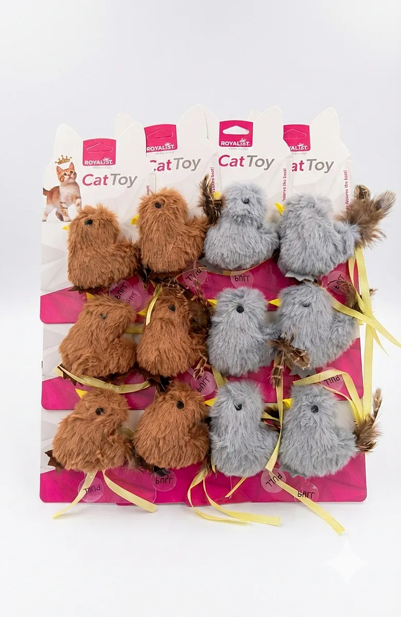 ROYALIST Sarı Gagalı Peluş Kedi Oyuncağı