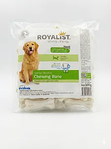 ROYALIST Beyaz Pres Kemik Köpek Ürünü 500 gr 50 Adet - 1