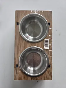 ROYALIST Ahşap Köpek Mama Kabı - İkili 03652 - 3