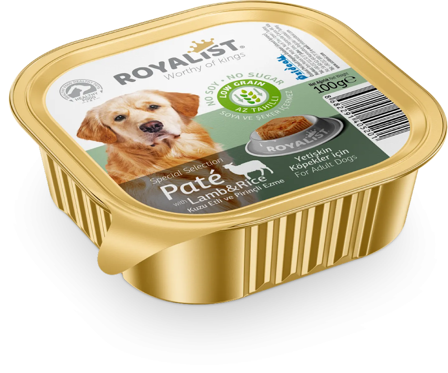 ROYALIST Köpek Kuzu Etli Ezme 100 gr
