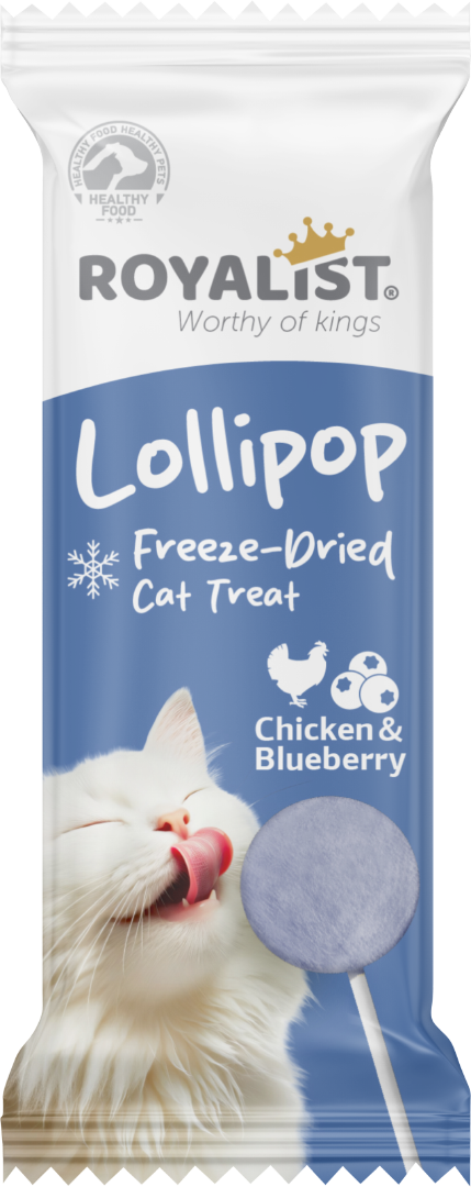 ROYALIST Tavuklu ve Yaban Mersinli Kedi Lolipop Ödülü 03814