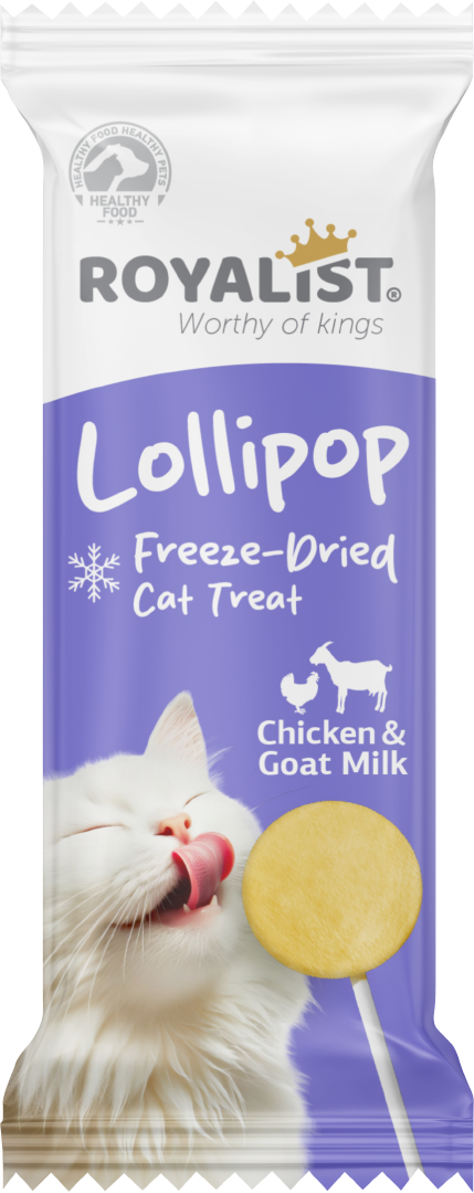 ROYALIST Tavuklu ve Keçi Sütlü Kedi Lolipop Ödülü 03816