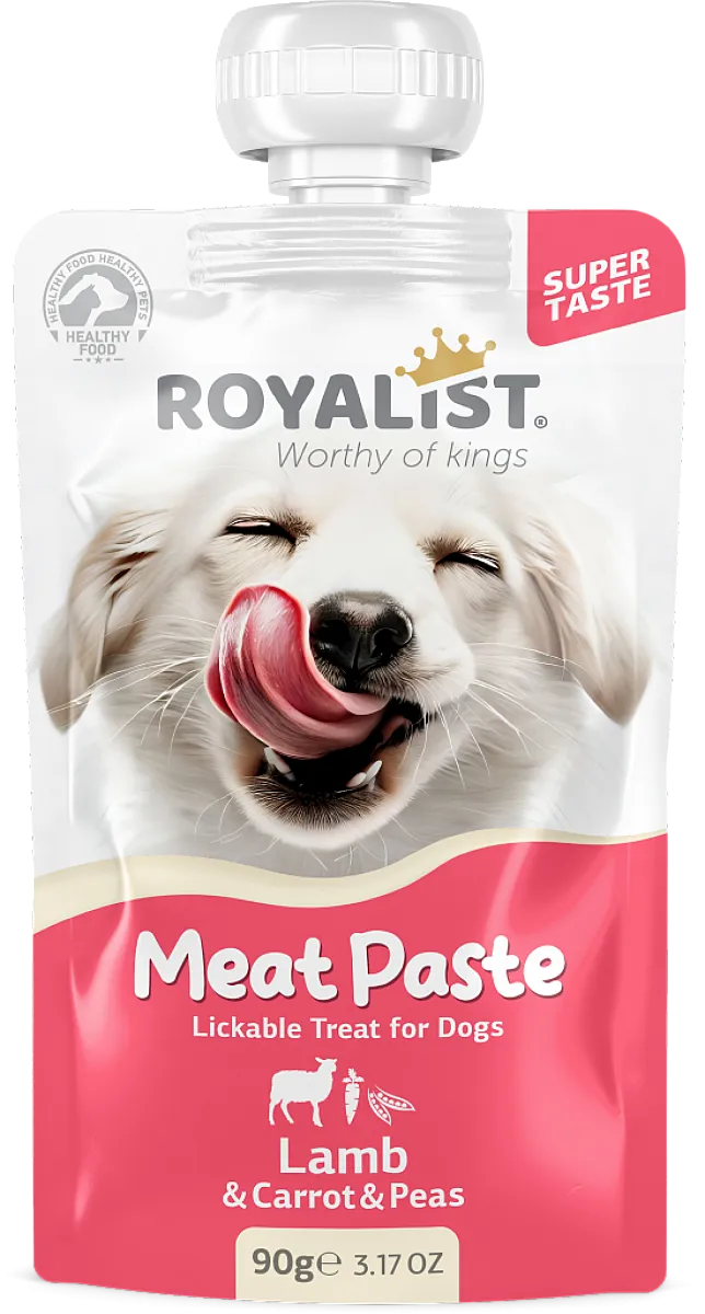 ROYALIST Köpek Konserve Pastası - Kuzu ve Havuç & Bezelye 90 gr