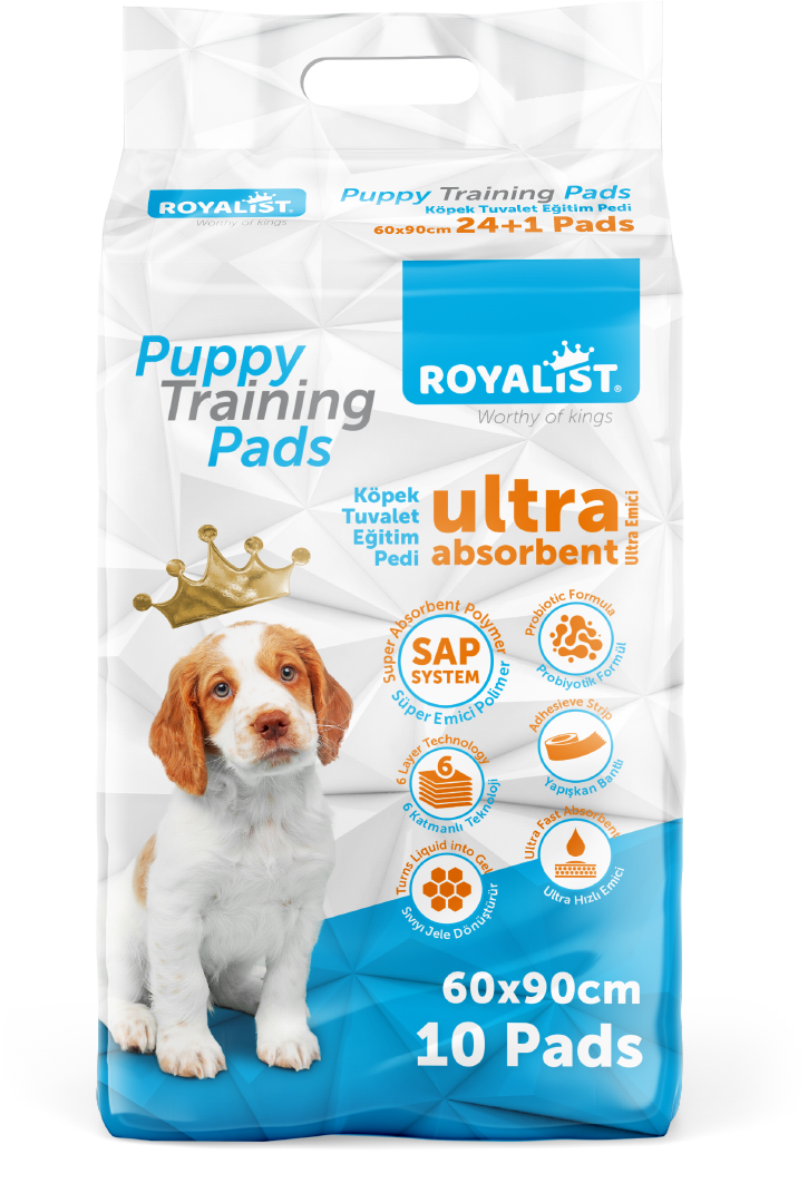 ROYALIST Kedi Tuvalet Eğitim Pedi 60x90cm 10'lu