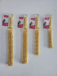 Royalist SL207G Üç Sıralı Gold Zincir Köpek Aksesuarı